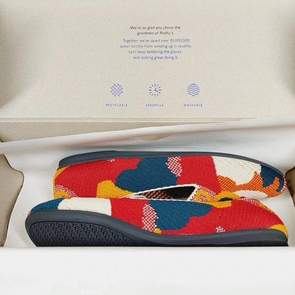 NEW Rothy's Amber Moroccan Round Toe Slip On Flat Loafers K65 - Picture 8 of 9